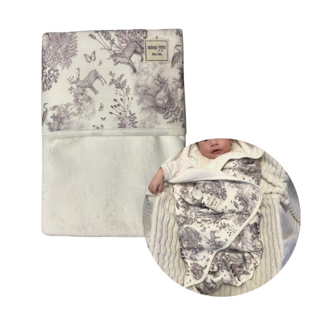 Mama Yoyo Safari - İnce welsoft Battaniye