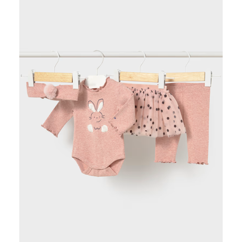 Mayoral Tavşanlı Body Tütü Set Somon