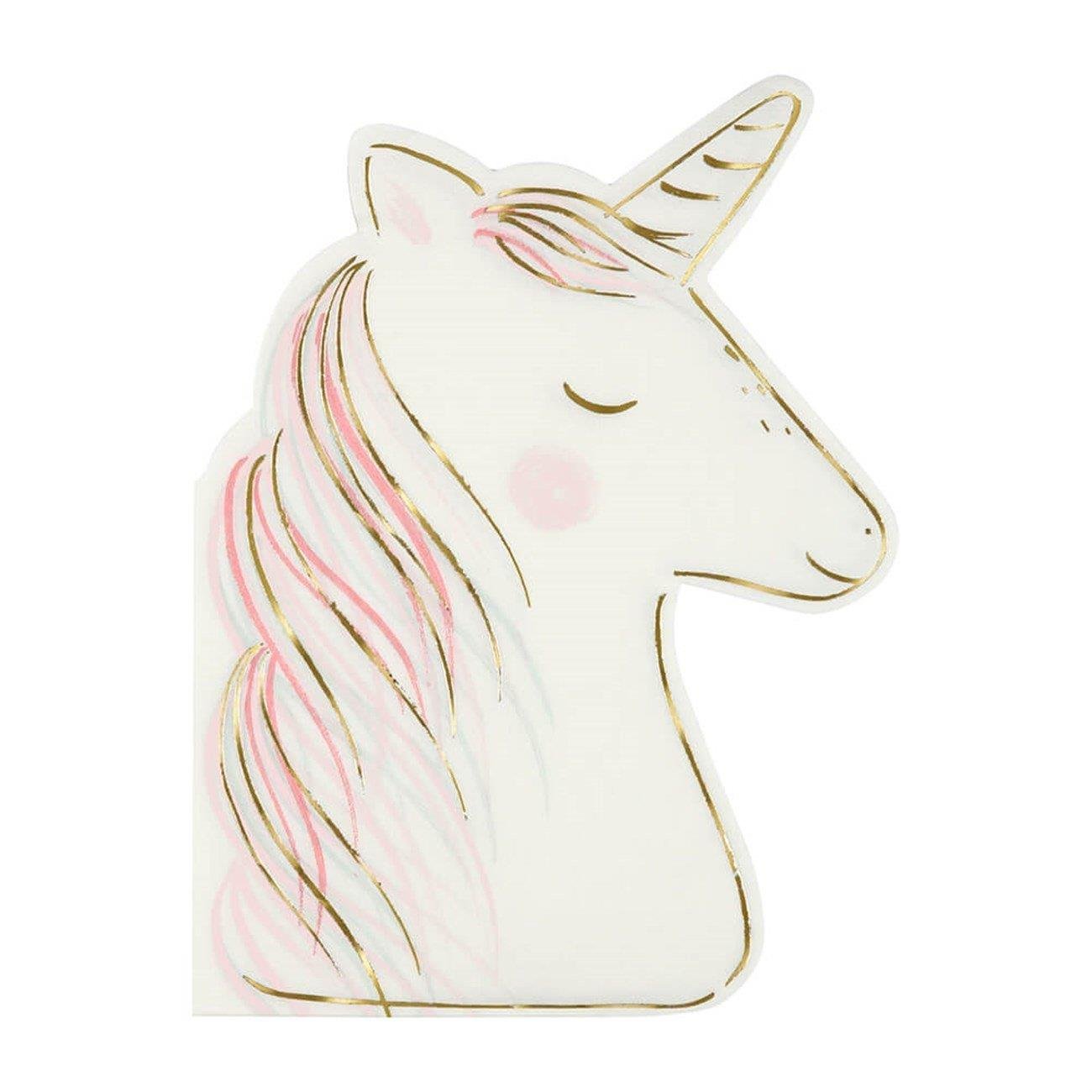 Meri Meri - Magical Unicorn Napkins - Unicorn Peçete - L