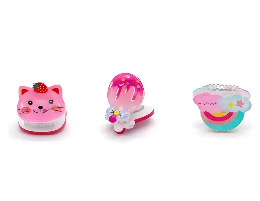 Mini & Kids 3lü Mini Figür Toka- Strawberry Cat