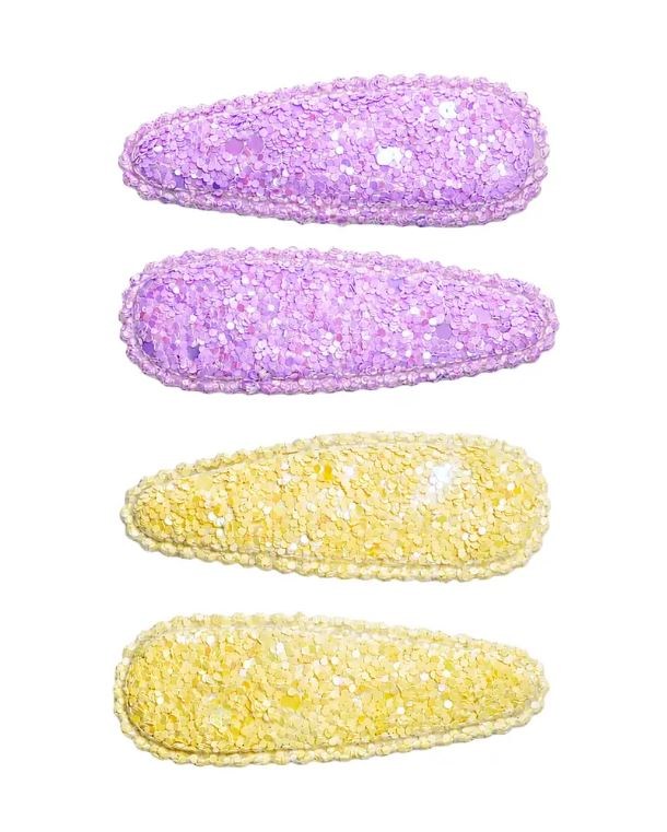 Mini & Kids 4lü Unicorn Glitter Klips Toka- Lilac