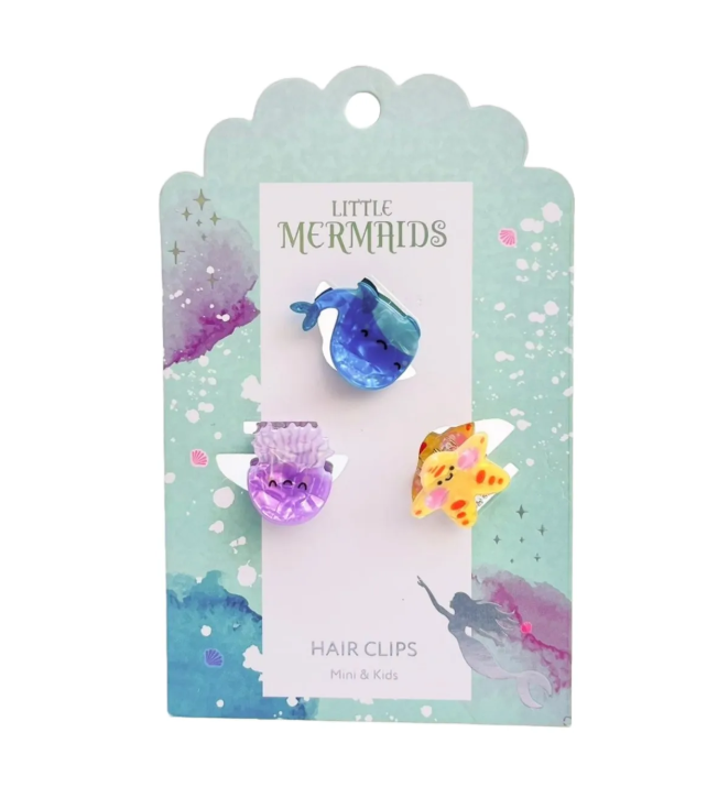 Mini & Kids Little Mermaids Hair Clips Small Deniz Yıldızı