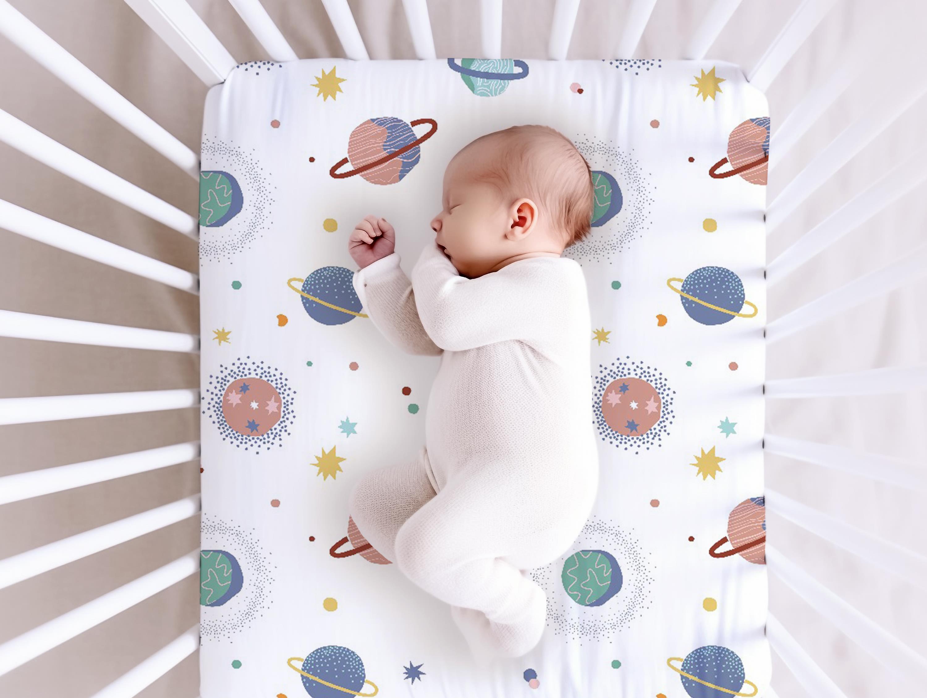 MiniJoyHub Çarşaf Ve Yastık Kılıfı Uzay