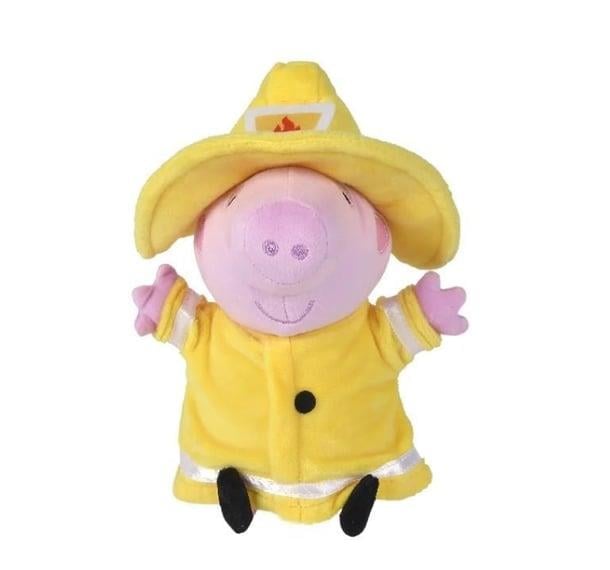 Peppa Pig Peluş Kostümlü İtfaiyeci
