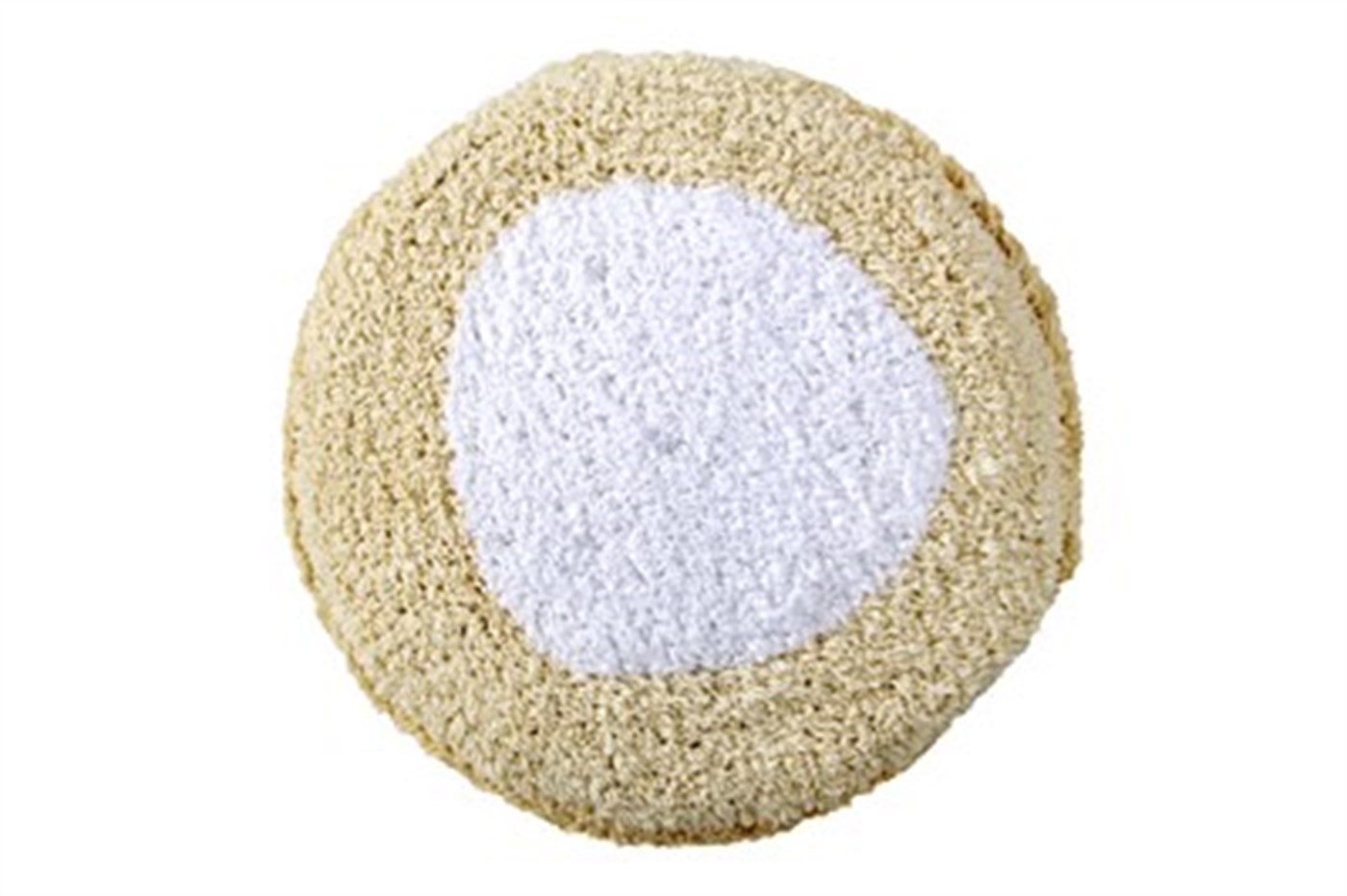 Puf, Marshmallow Yuvarlak Vanilya