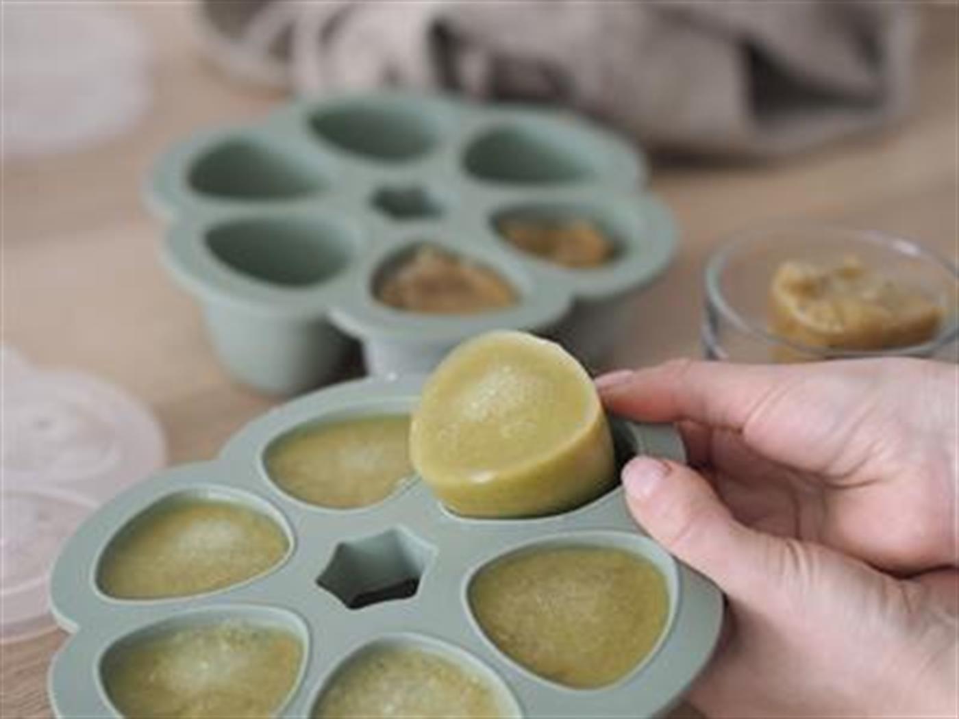 Silikon 6lı Sıcak & Soğuk Saklama Kabı Sage Green