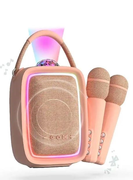 Singy Party Karaoke Hoparlör – Pembe