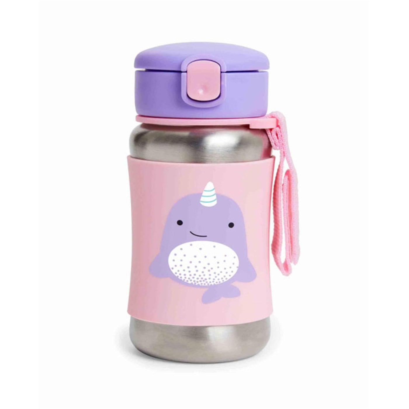 Skip Hop Narwhal Pipetli Çelik Suluk 