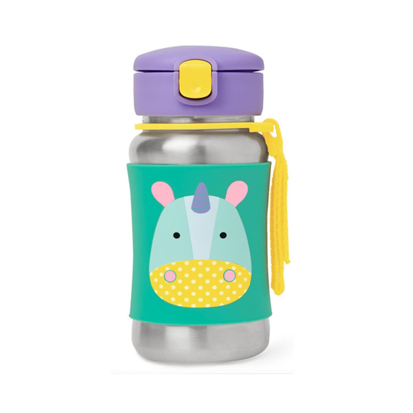 Skip Hop Unicorn Pipetli Çelik Suluk 