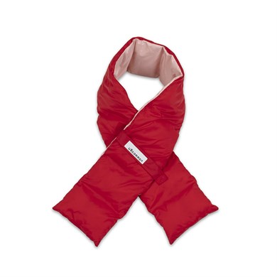 Puffy Scarf Red Pink