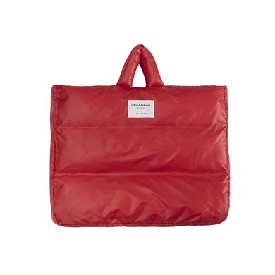 PUFFY TOTE BAG RED