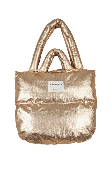 Puffer Metal Limited Edition Shoulder Bag Gold