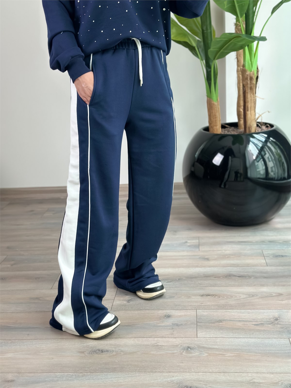 Arabiyeli Alt Eşofman LACİVERT