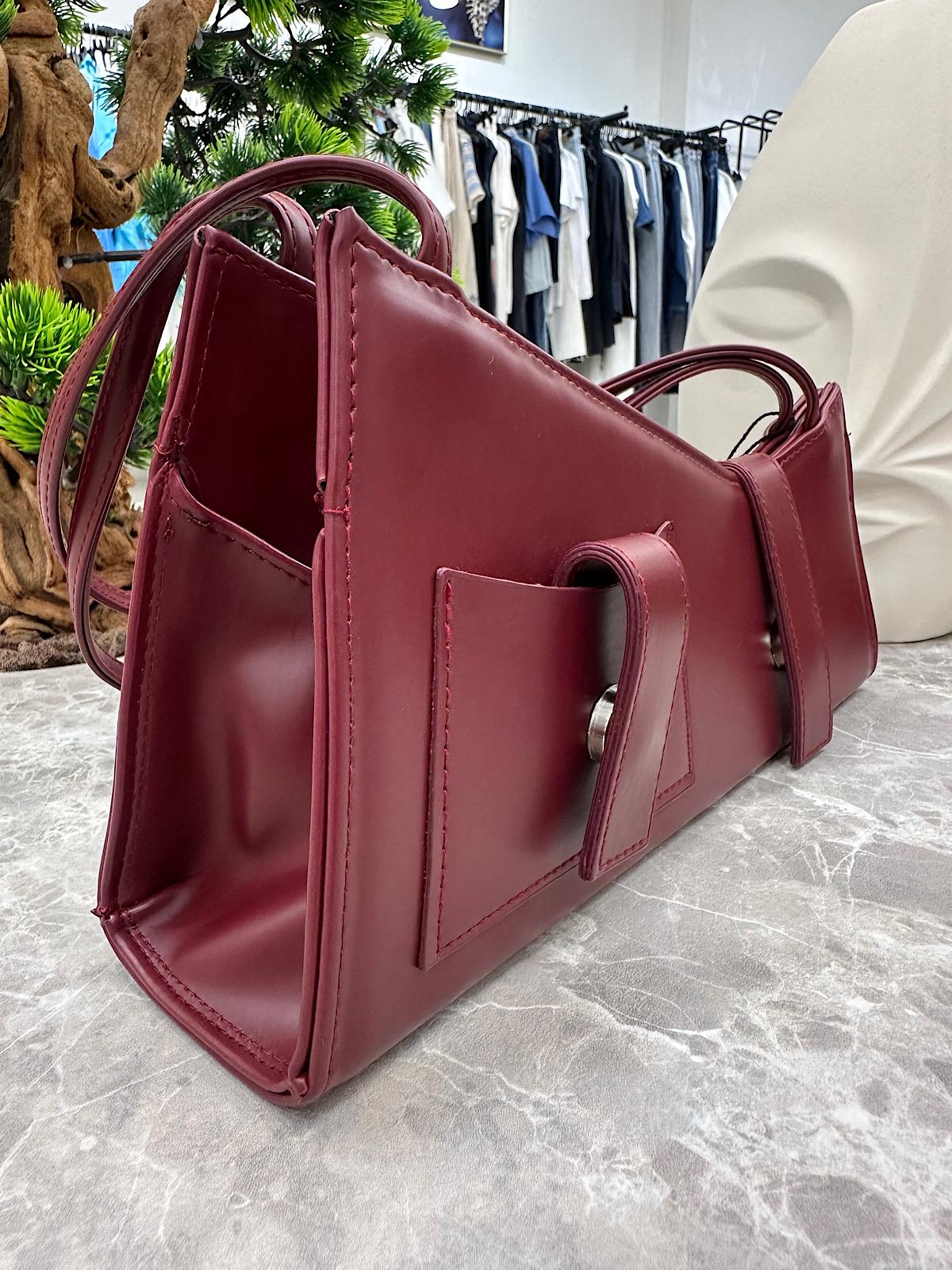 Asimetrik Çanta BORDO