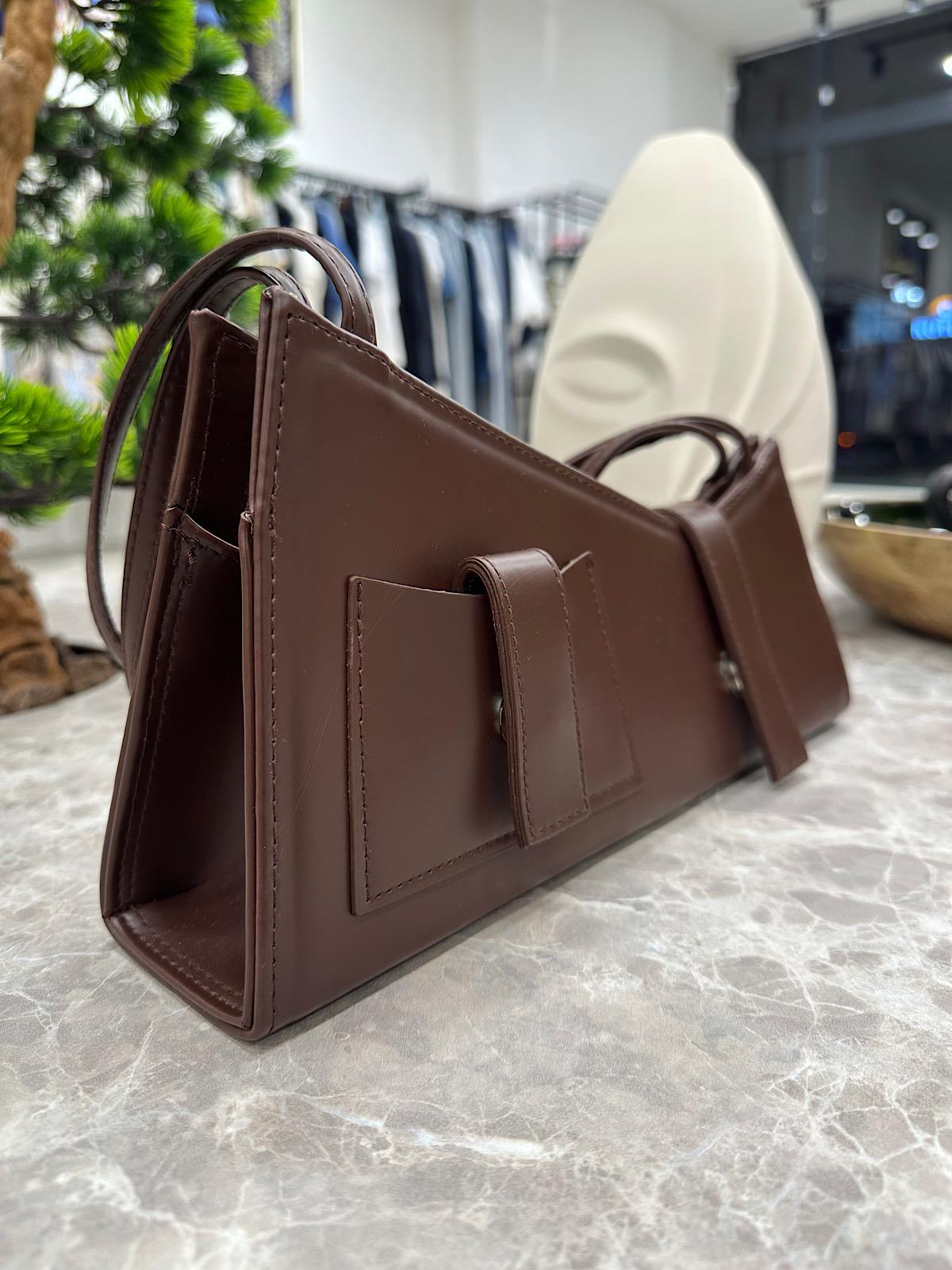 Asimetrik Çanta KAHVE