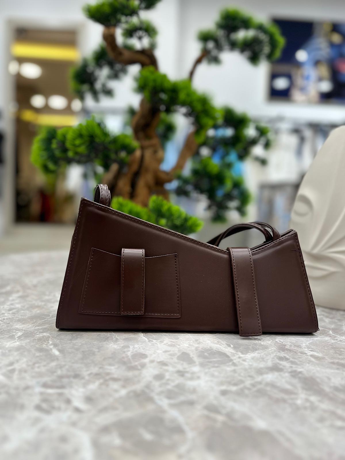 Asimetrik Çanta KAHVE