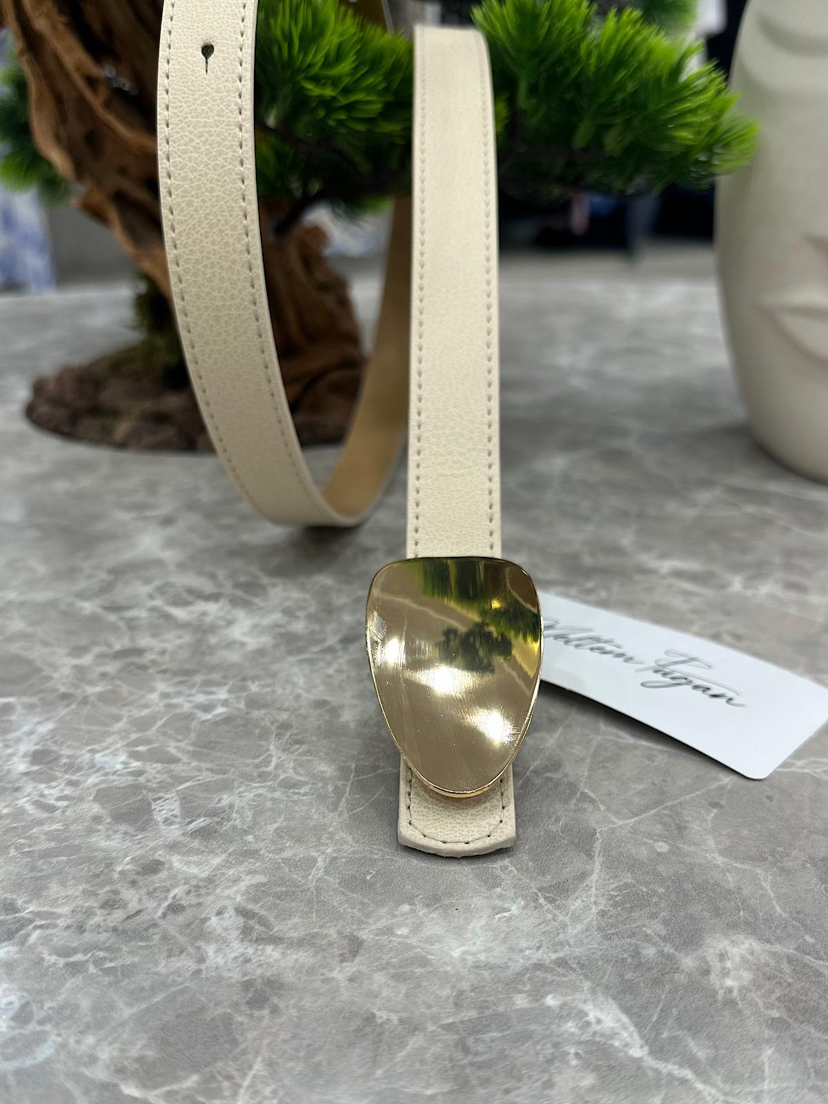 Damla Tokalı Kemer BEJ