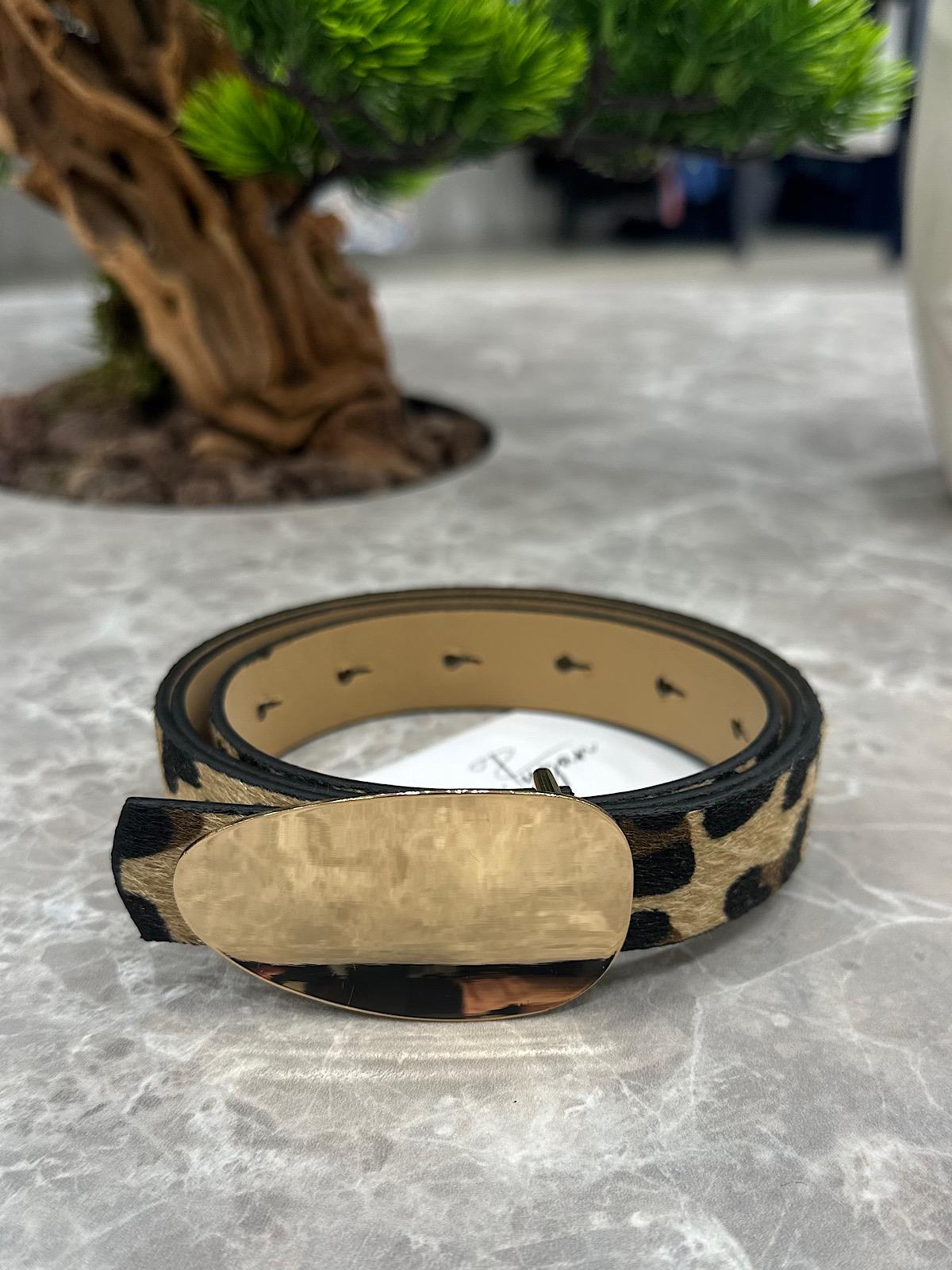 Damla Tokalı Kemer LEOPAR