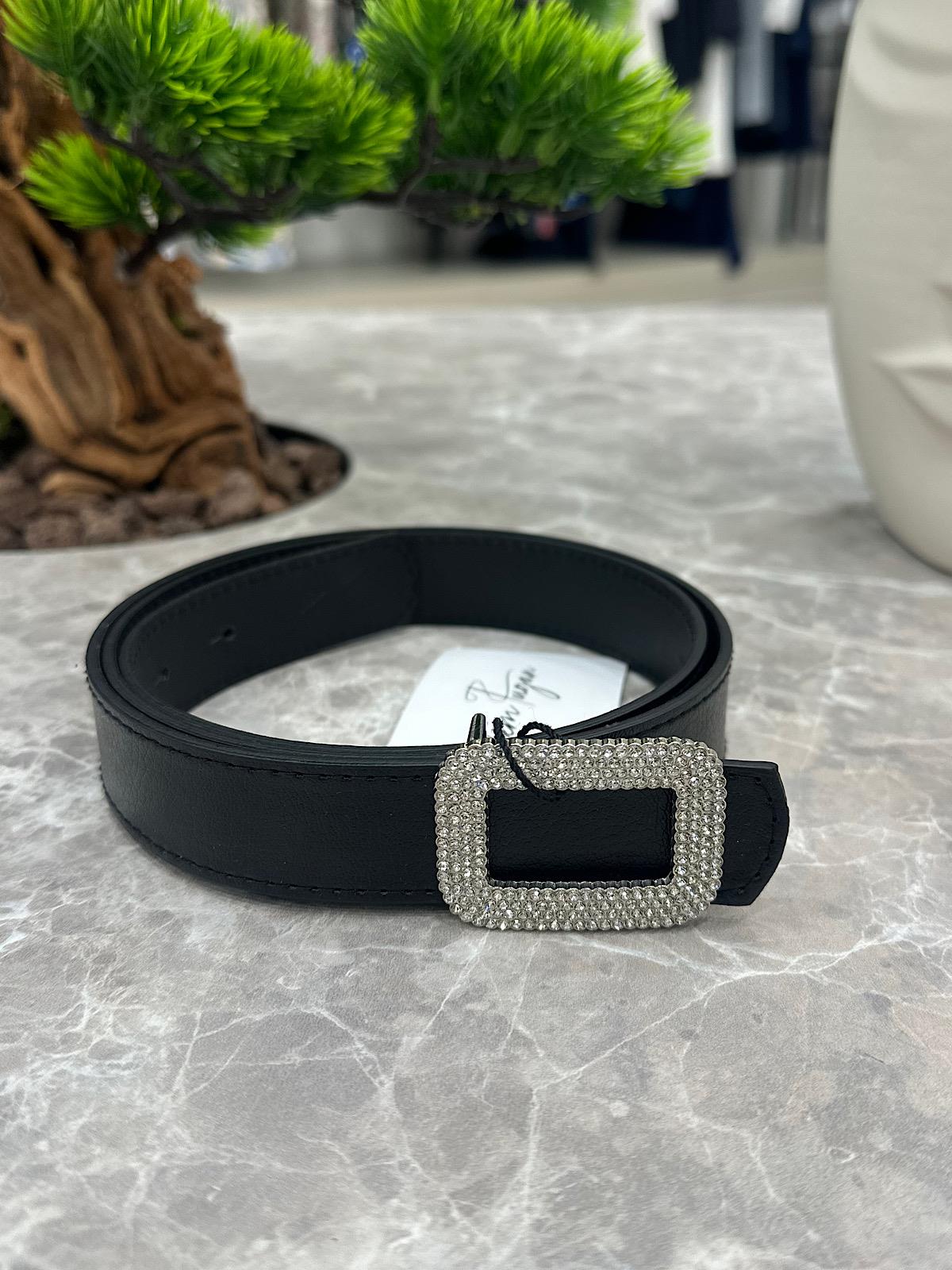 Dikdörtgen Taşlı Kemer GÜMÜŞ