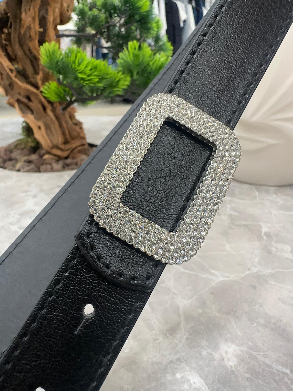 Dikdörtgen Taşlı Kemer GÜMÜŞ