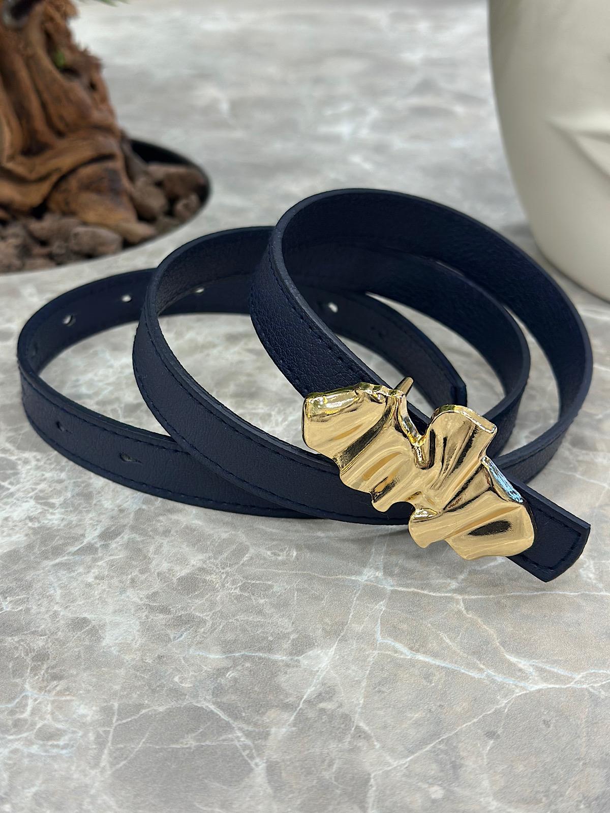 Ezme Gold Tokalı Kemer LACİVERT