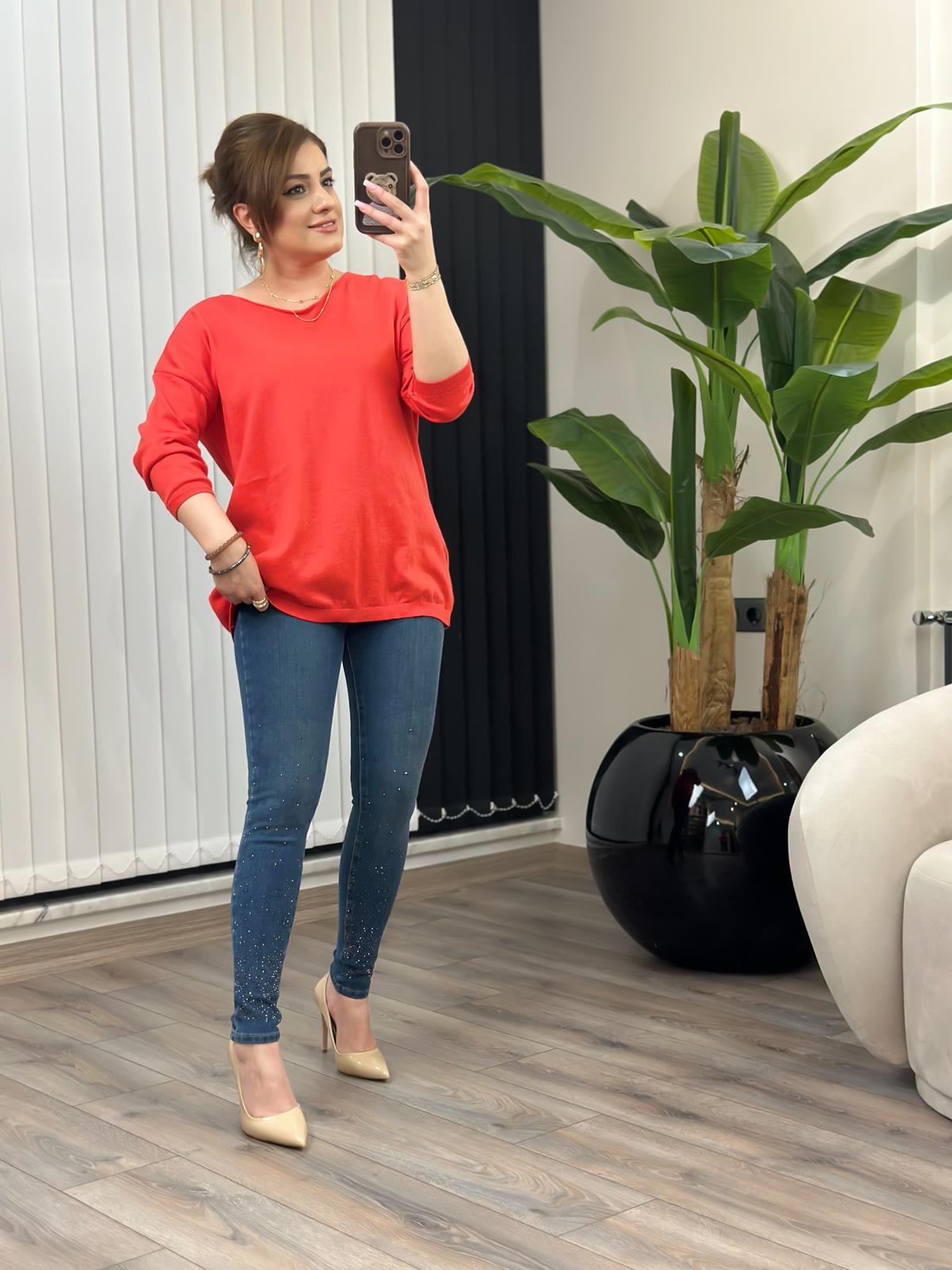 Fakir Kol Triko TURUNCU