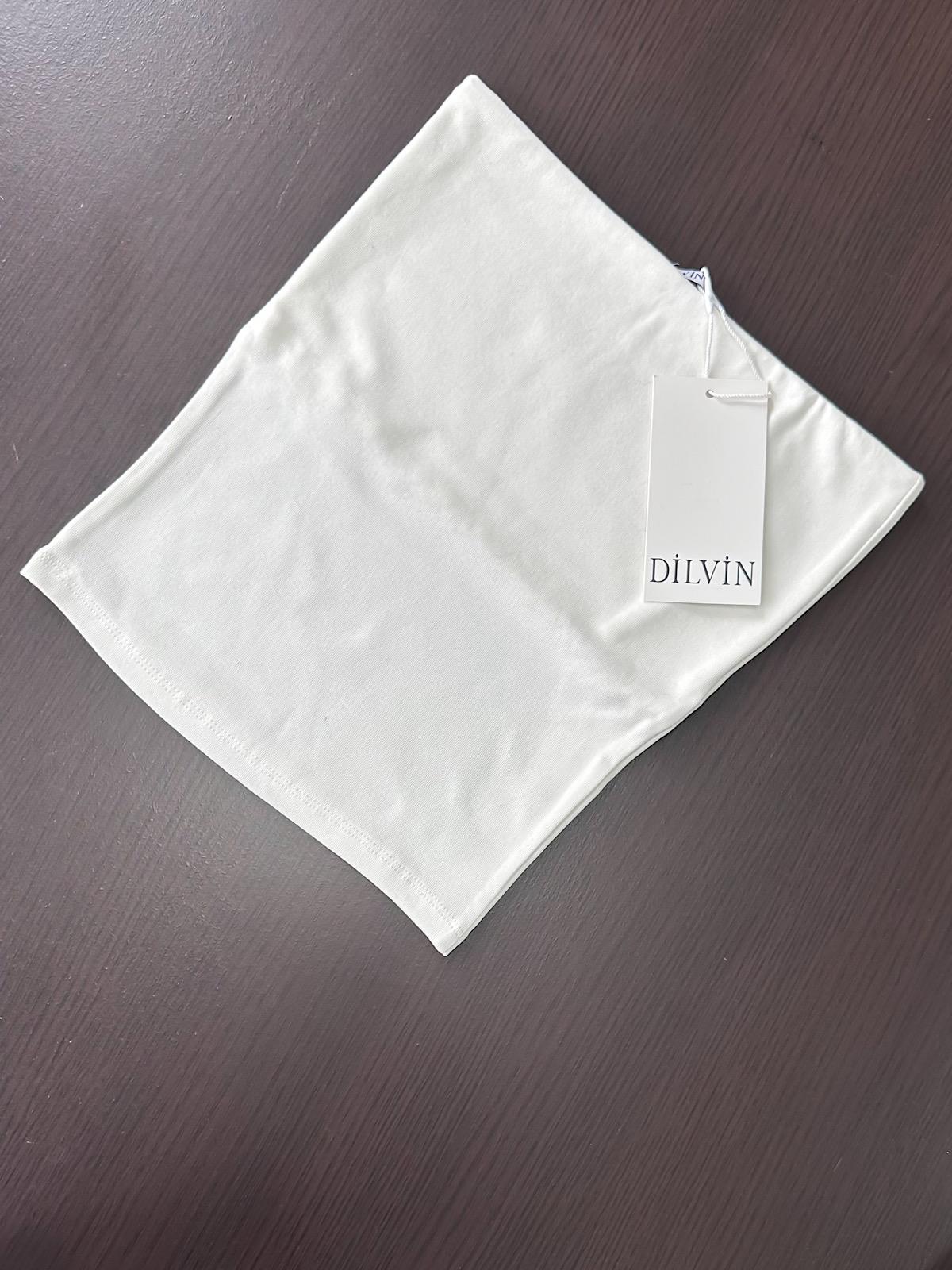 full Likralı Dilvin Crop EKRU