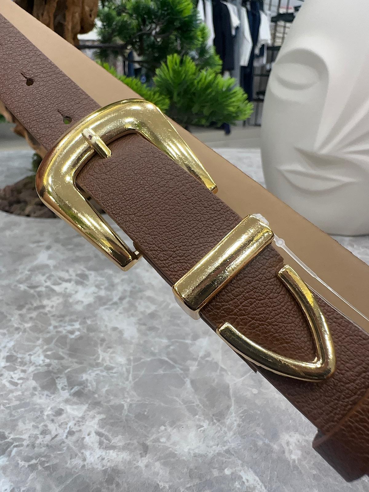 Gold İthal Tokalı Kemer TABA