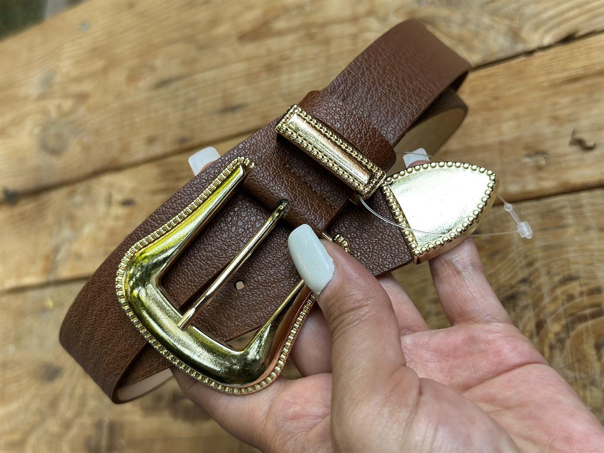 Kahve Tokalı Kemer ACI KAHVE