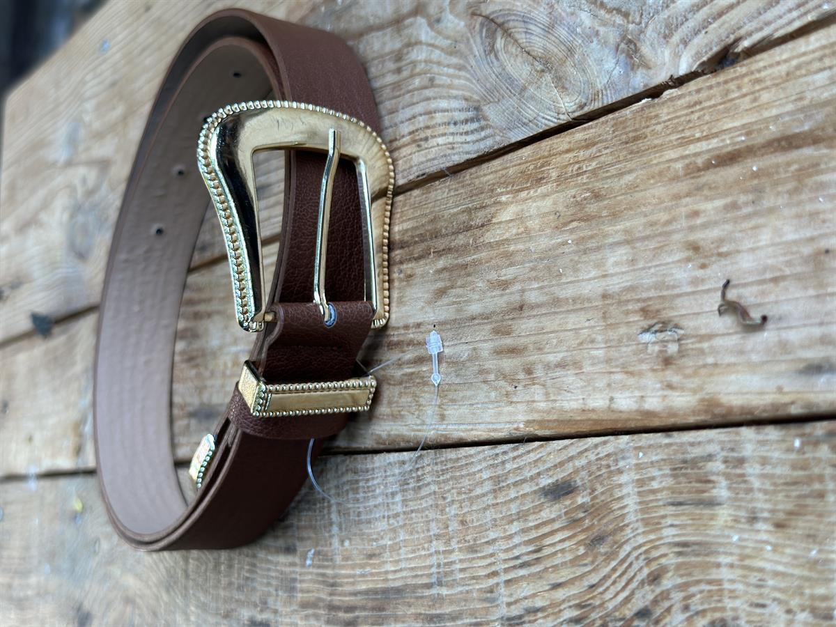 Kahve Tokalı Kemer ACI KAHVE