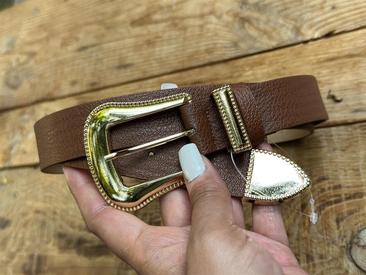 Kahve Tokalı Kemer ACI KAHVE