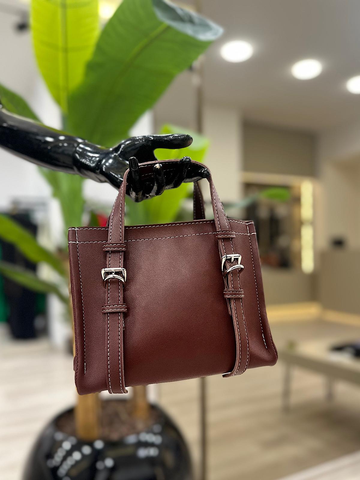 Kemer Detaylı Çanta BORDO