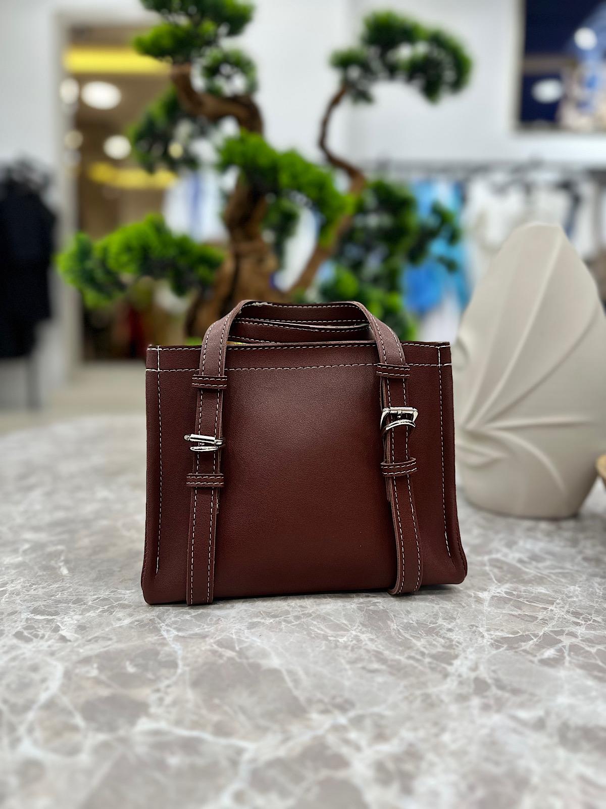 Kemer Detaylı Çanta BORDO