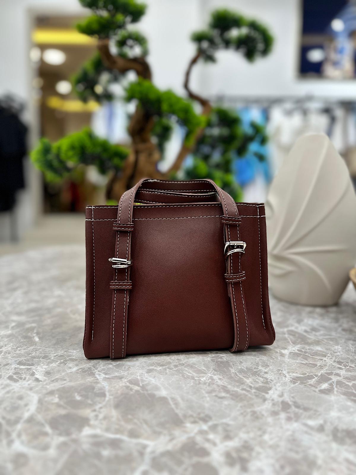 Kemer Detaylı Çanta BORDO