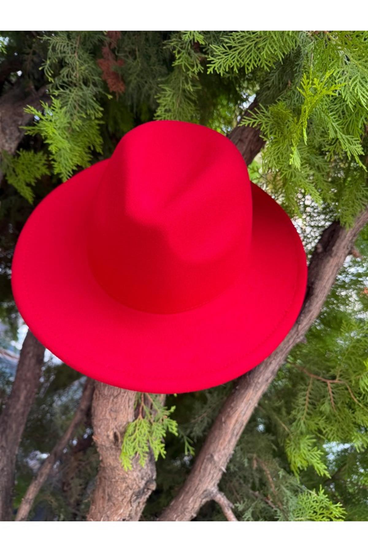 Panama Şapka KIRMIZI