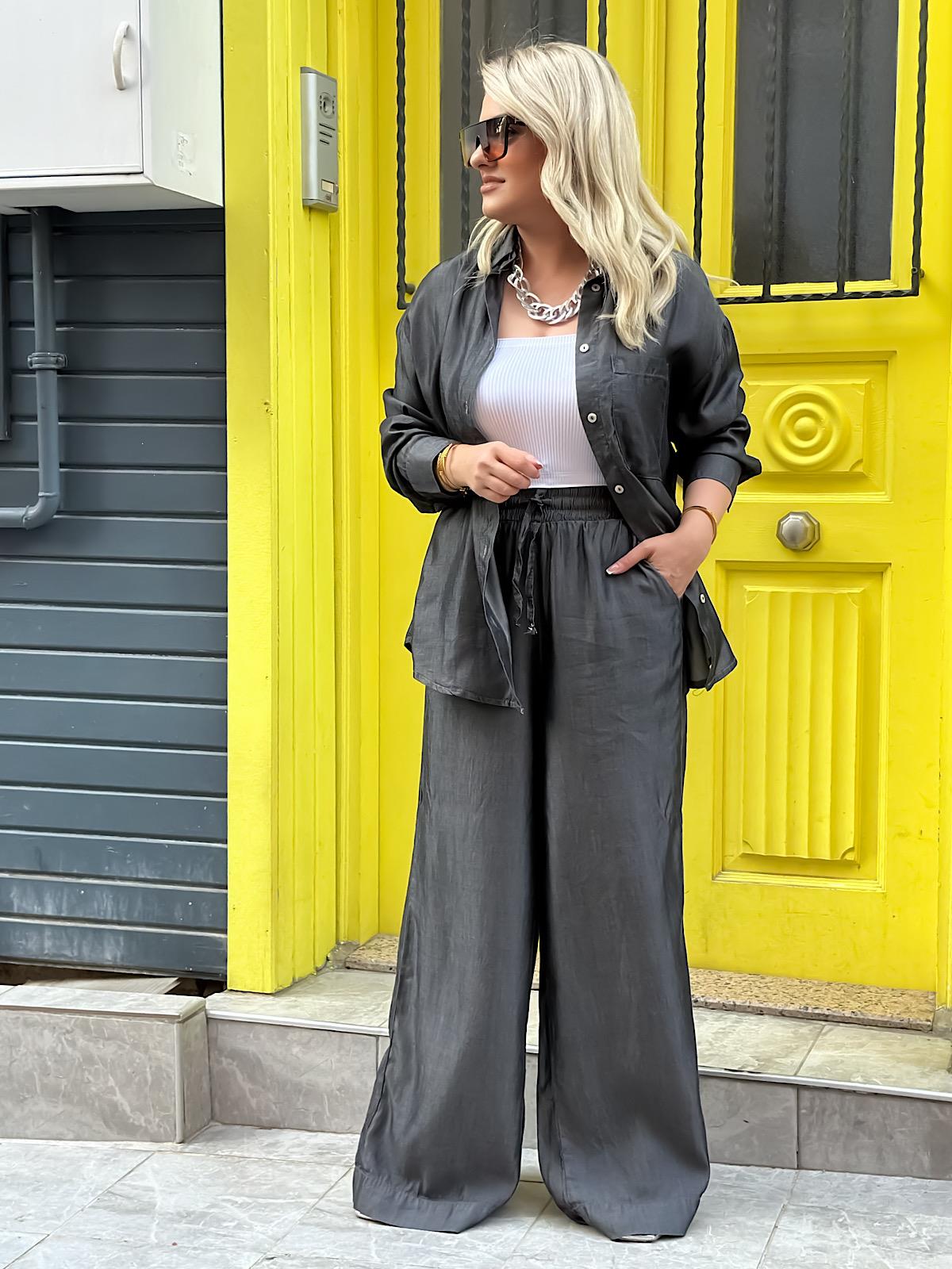 Premium Seri  Denim Takım ANTRASİT