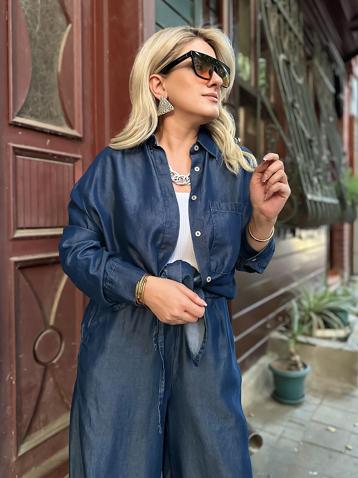 Premium Seri  Denim Takım LARCİVET
