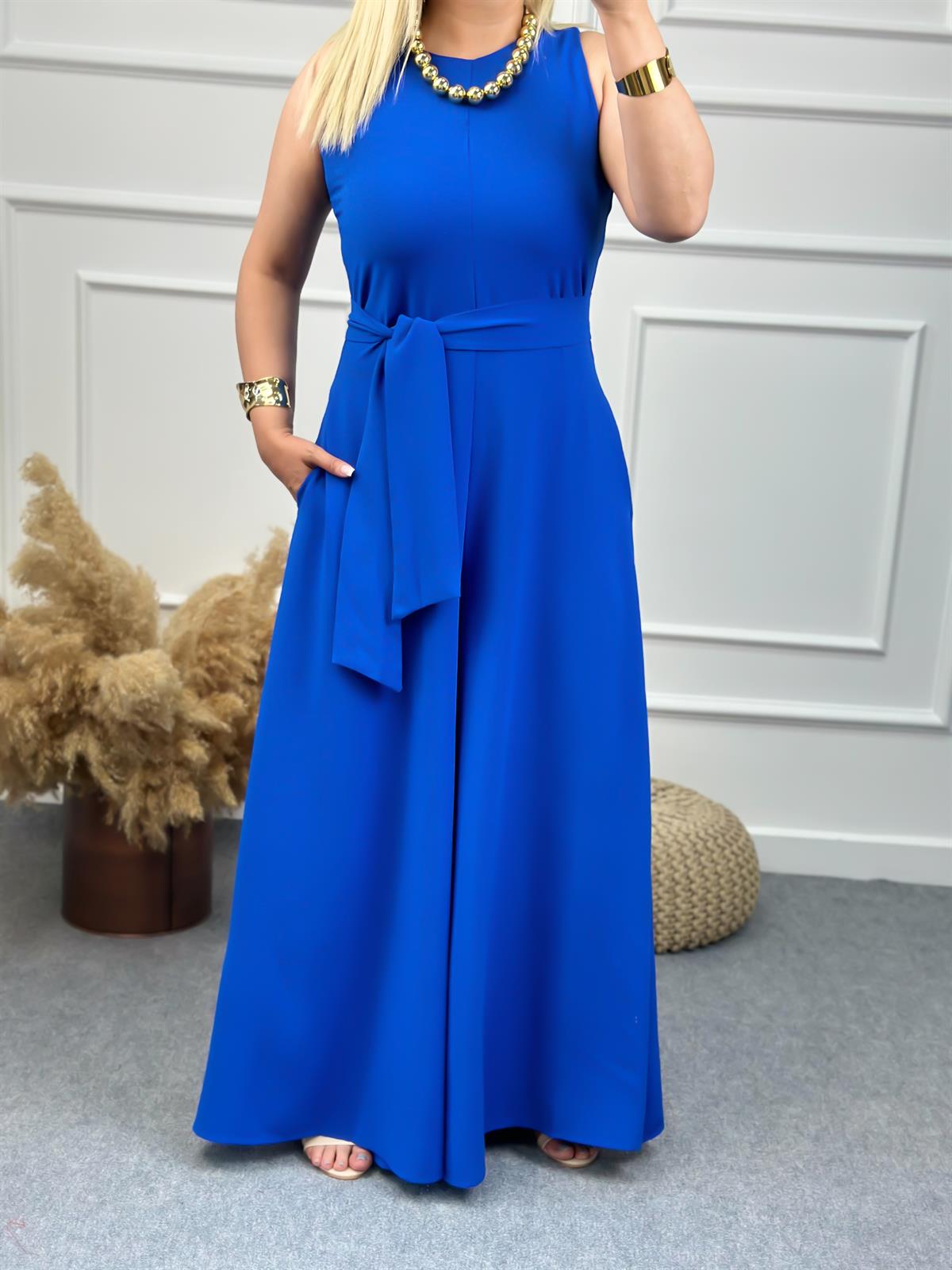 Şalvar Paça Kuşaklı Tulum SAKS