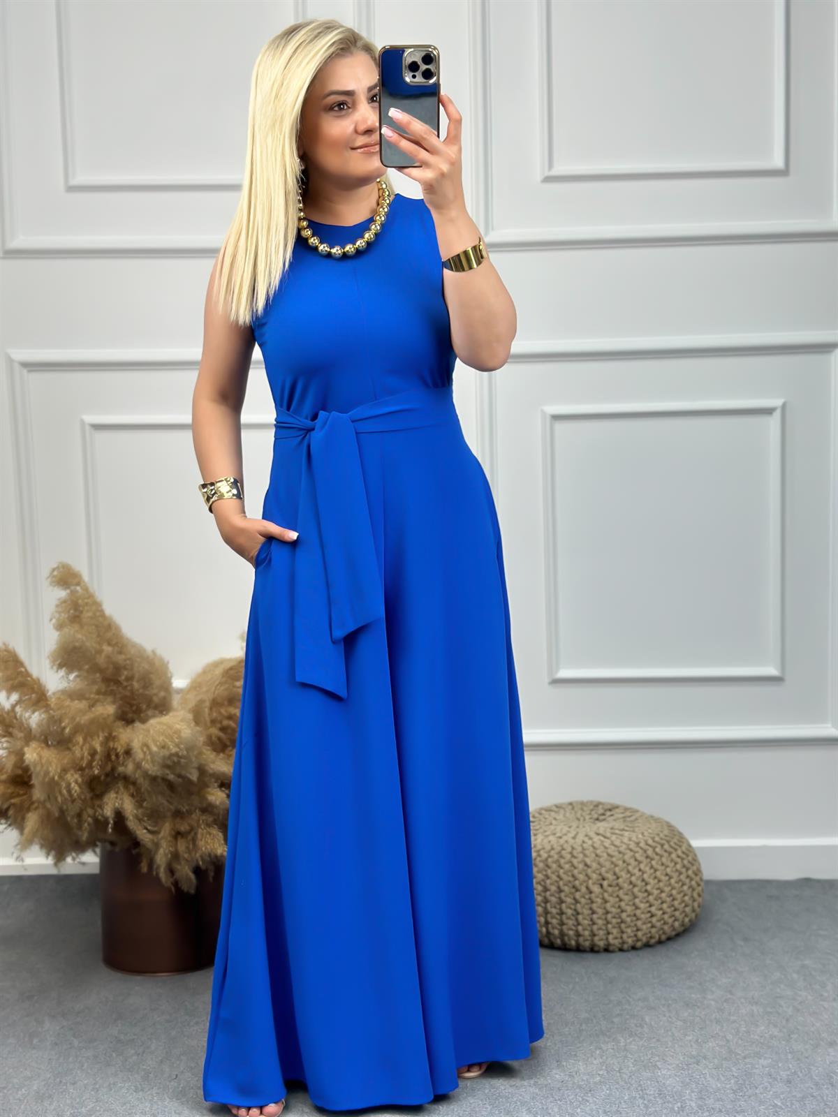 Şalvar Paça Kuşaklı Tulum SAKS