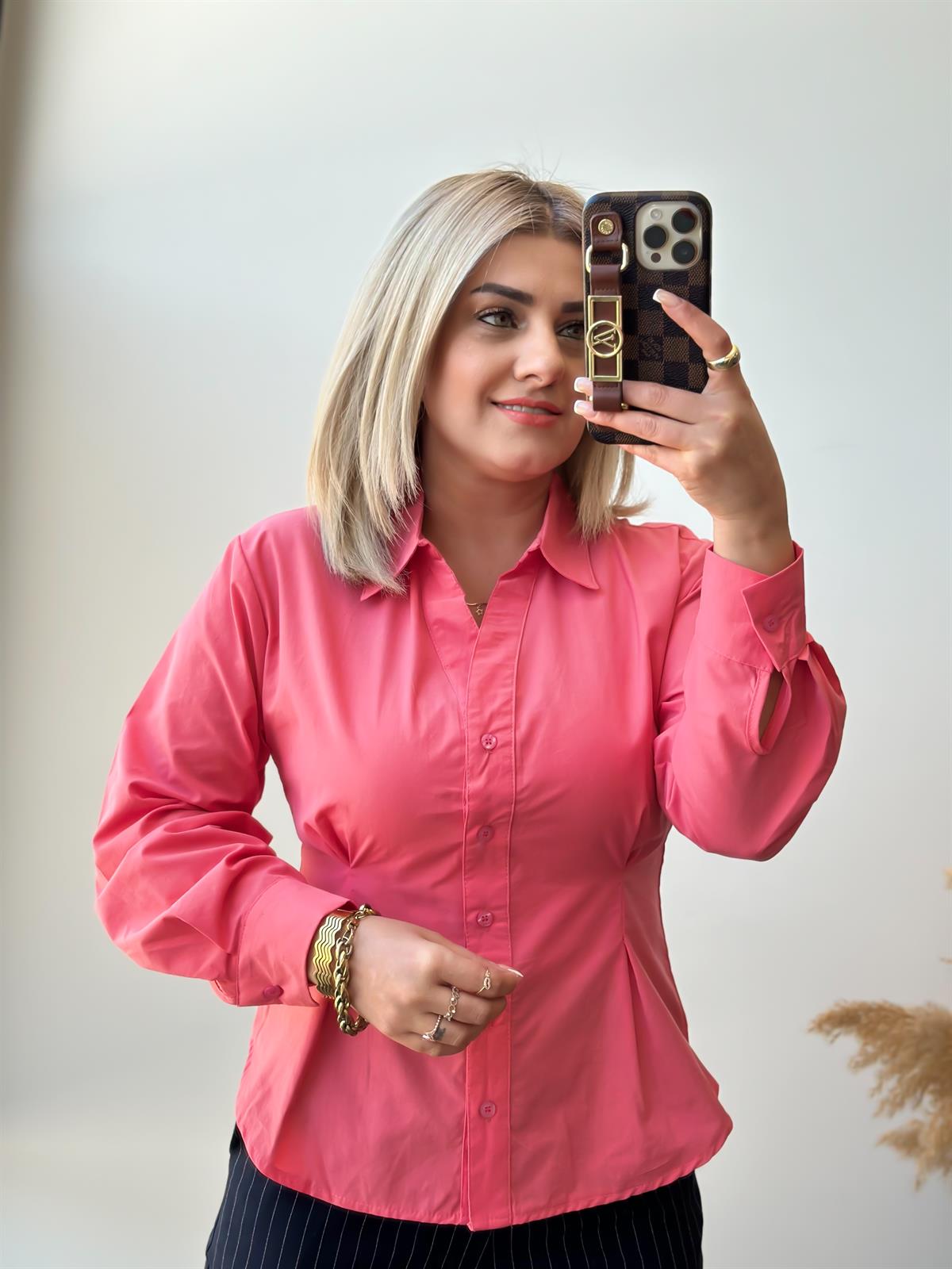 Silimfit Piliseli Gömlek NAR ÇİÇEĞİ