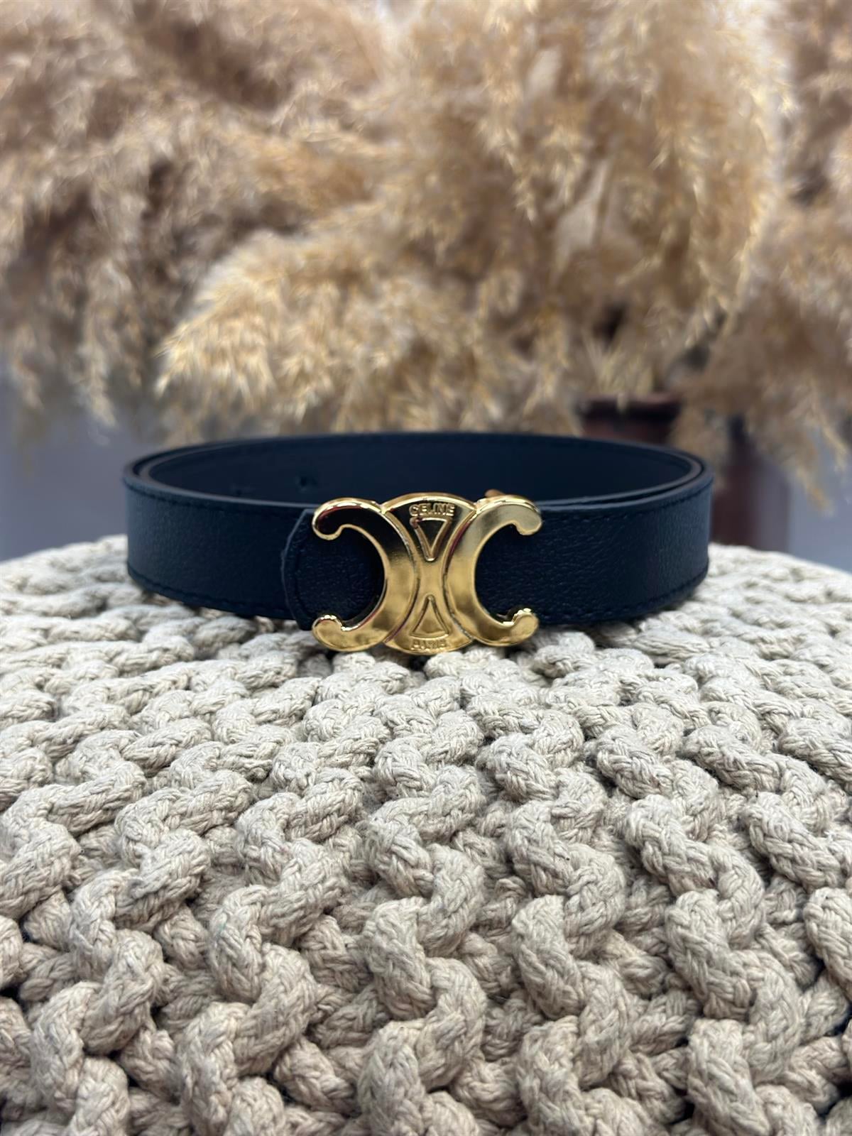 Tokalı Paris Baskılı Kemer GOLD