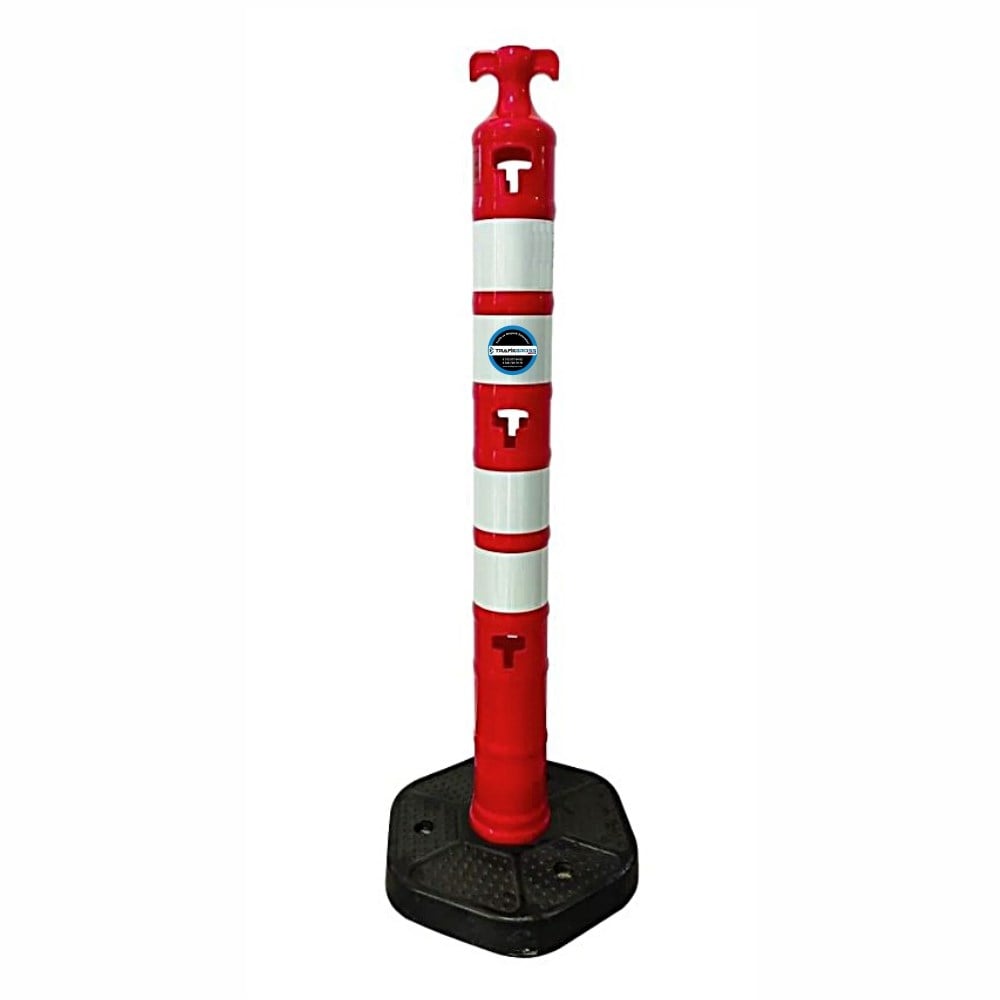 Kauçuk Ağırlıklı Plastik Yol Dikmesi 110 x 1200 mm