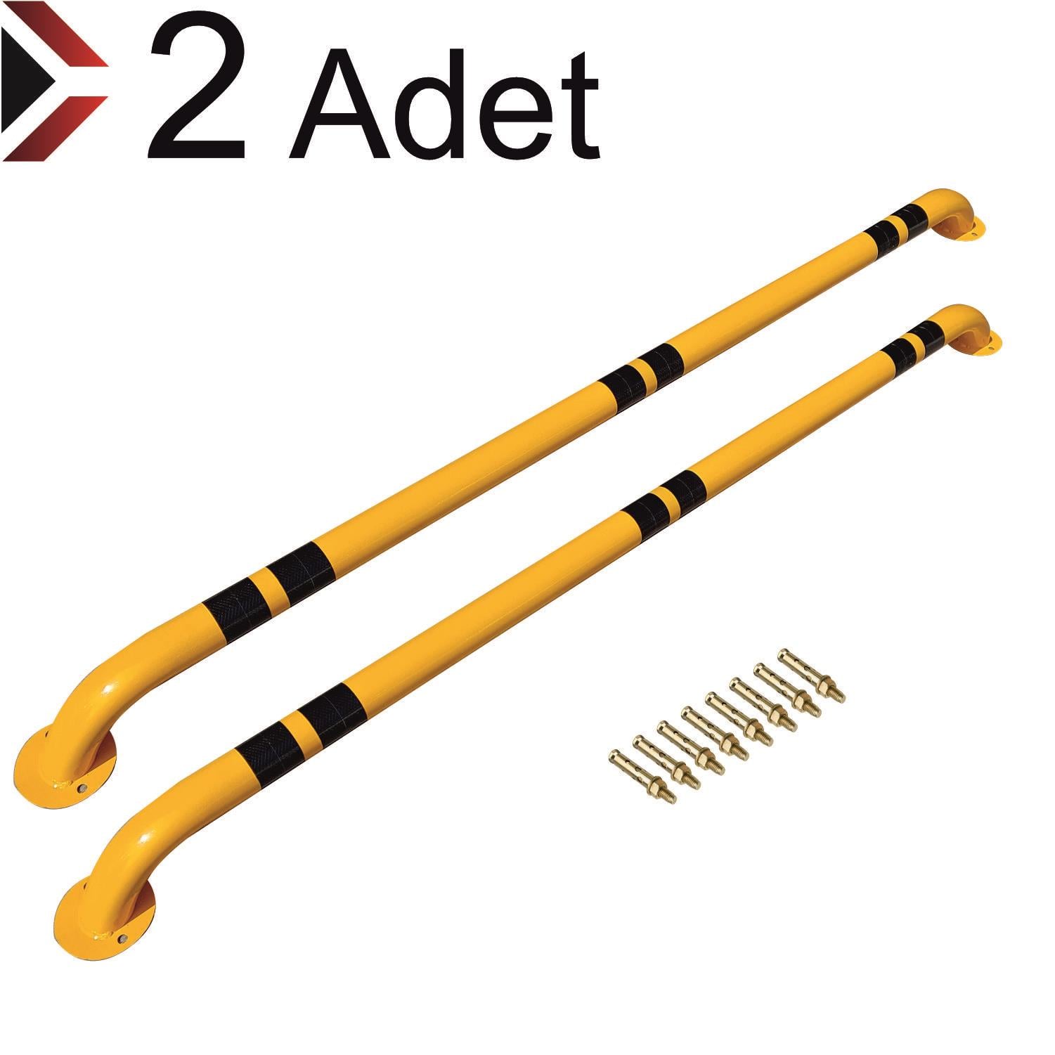 Otopark araç Stoperi, Boru Stoper Sarı 190 cm 2 Adet