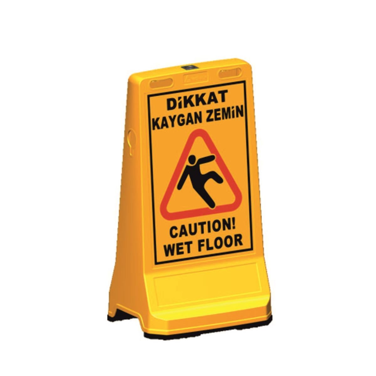 Reklam ve Uyarı Dubası Dikkat Kaygan Zemin 