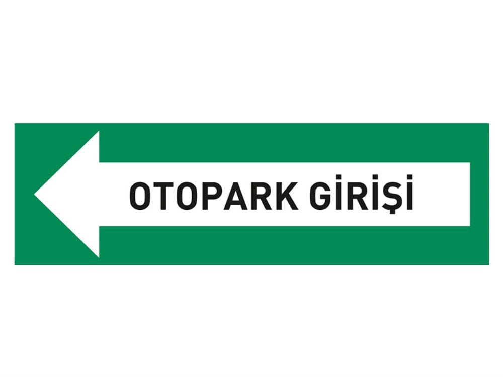 Otopark Girişi Levhası 2086