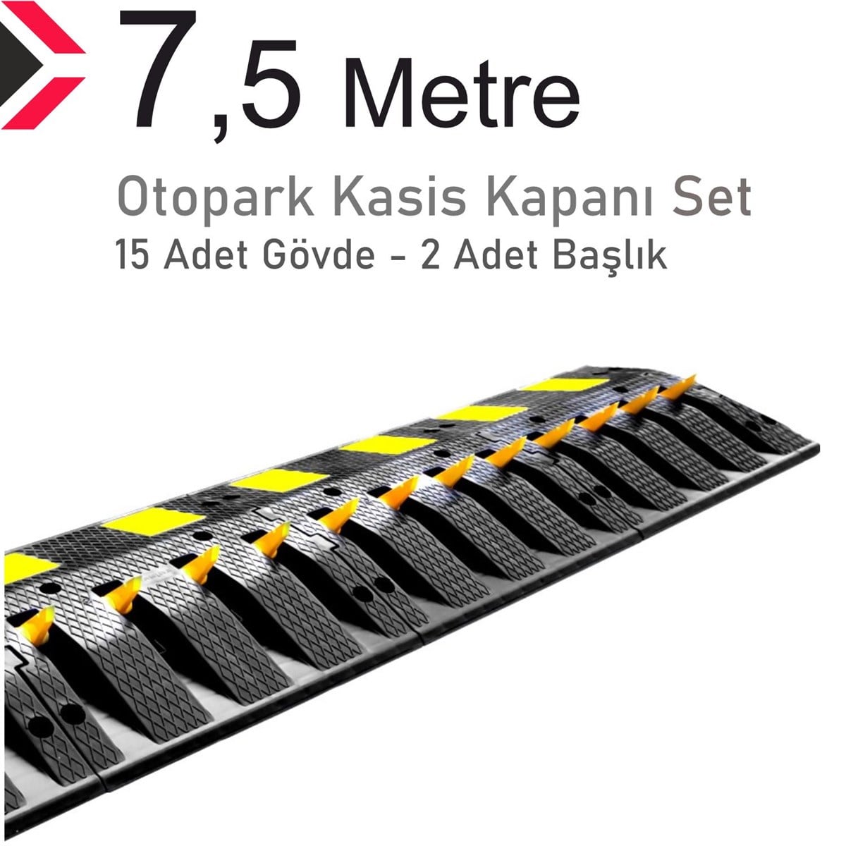 Otopark Kasis Kapanı 50 x 50 x 6 cm 7.5 metre