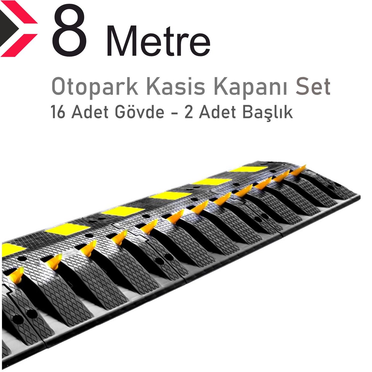 Otopark Kasis Kapanı 50 x 50 x 6 cm 8 Metre