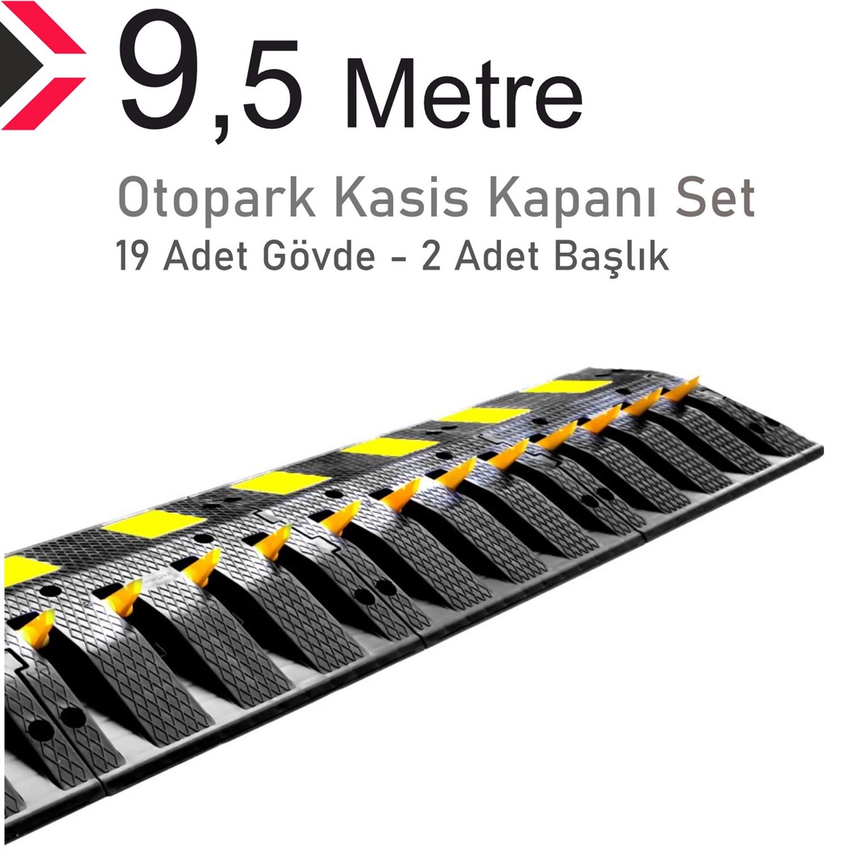 Otopark Kasis Kapanı 50 x 50 x 6 cm 9.5 metre