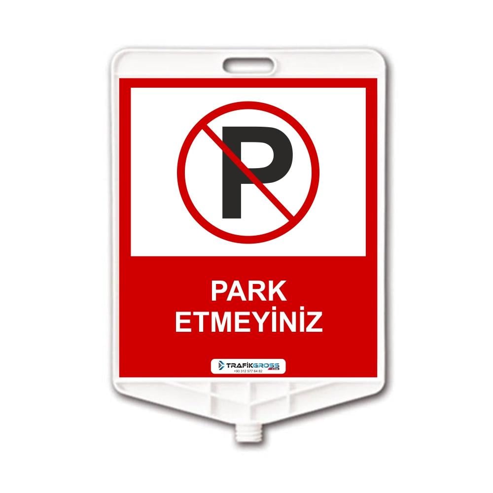 Park Edilmez Dikdörtgen Levha Çift Taraf Baskı