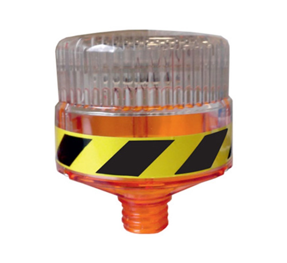 Solar Flaşörlü Uyarı Lambası (Sarı)